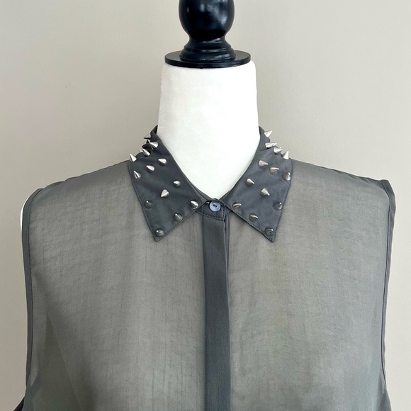 Sparkle and Fade Urban Outfitters sheer blouse NEW - Picture 2 of 13